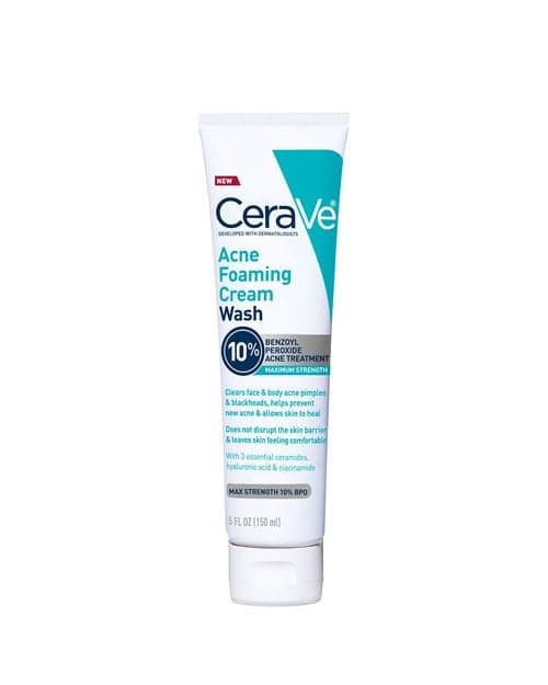 CeraVe Acne Foaming Cream Cleanser